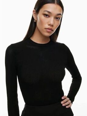 Aritzia sculpt knit waldorf longsleeve